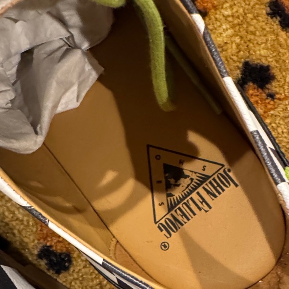 John Fluevog Checkered Men's Shoes - Picture 7 of 10